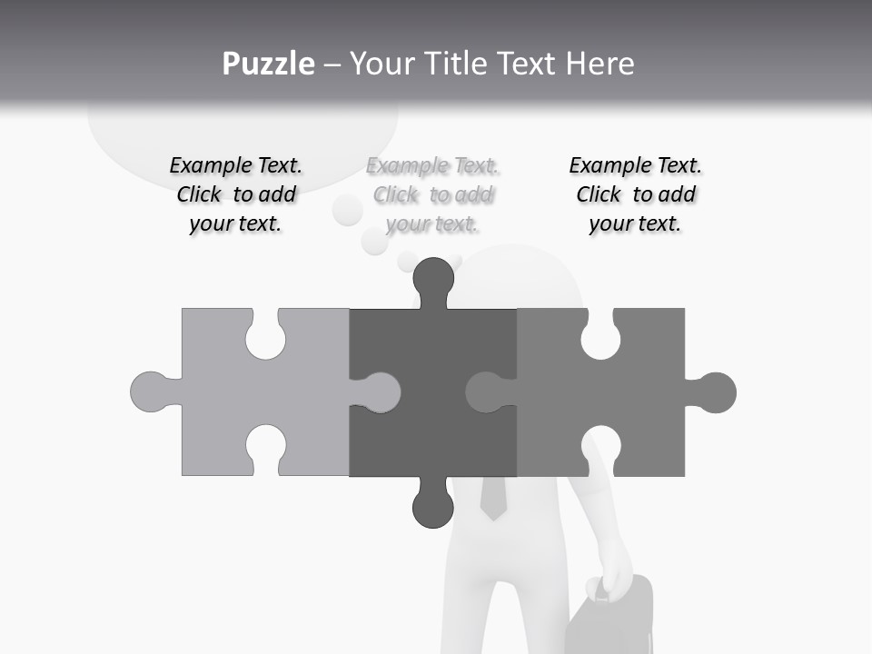 Chat Person Abstract PowerPoint Template