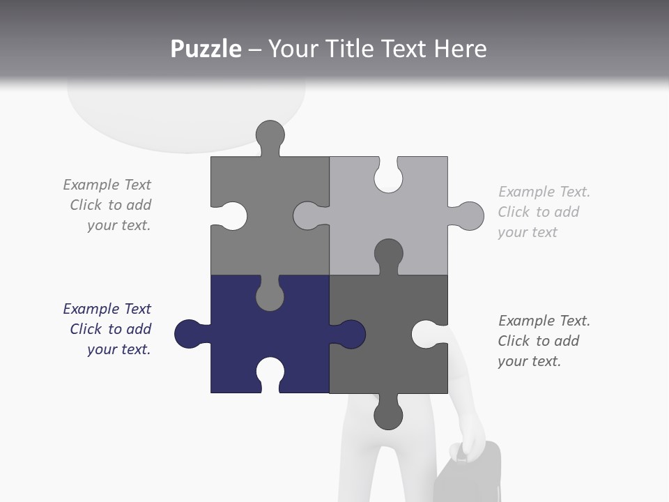 Chat Person Abstract PowerPoint Template