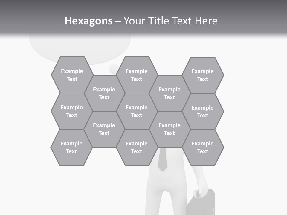 Chat Person Abstract PowerPoint Template