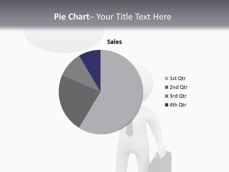 Chat Person Abstract PowerPoint Template