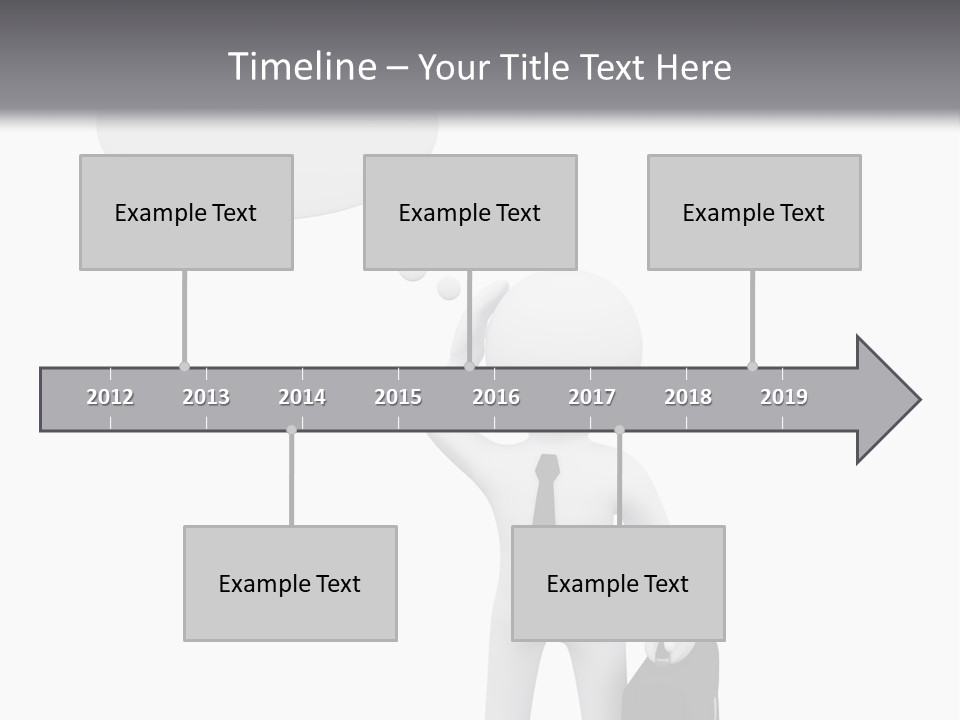 Chat Person Abstract PowerPoint Template