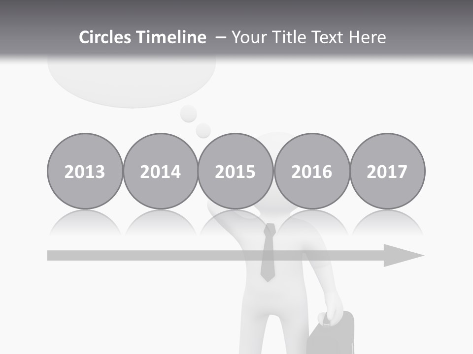 Chat Person Abstract PowerPoint Template