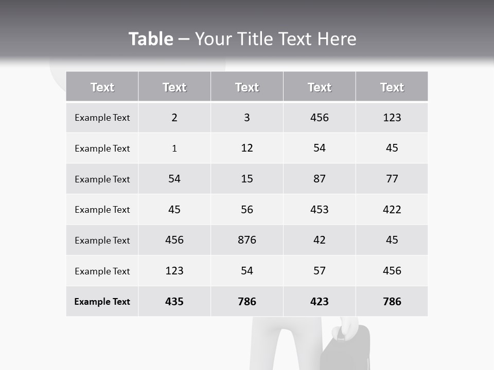 Chat Person Abstract PowerPoint Template