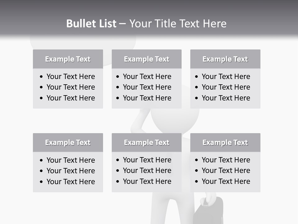 Chat Person Abstract PowerPoint Template