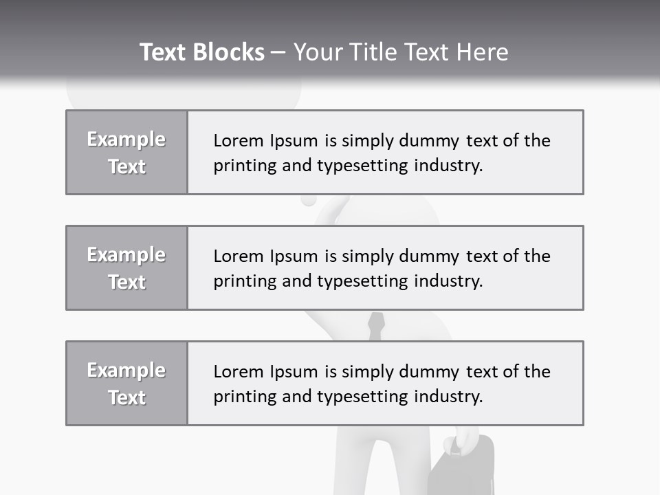 Chat Person Abstract PowerPoint Template