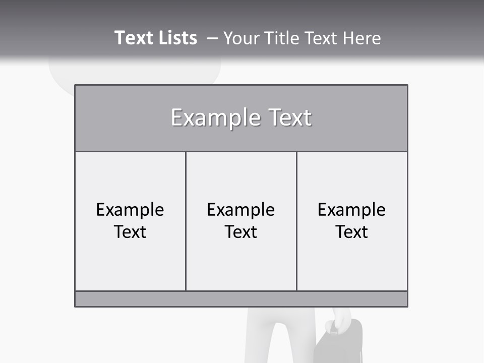 Chat Person Abstract PowerPoint Template