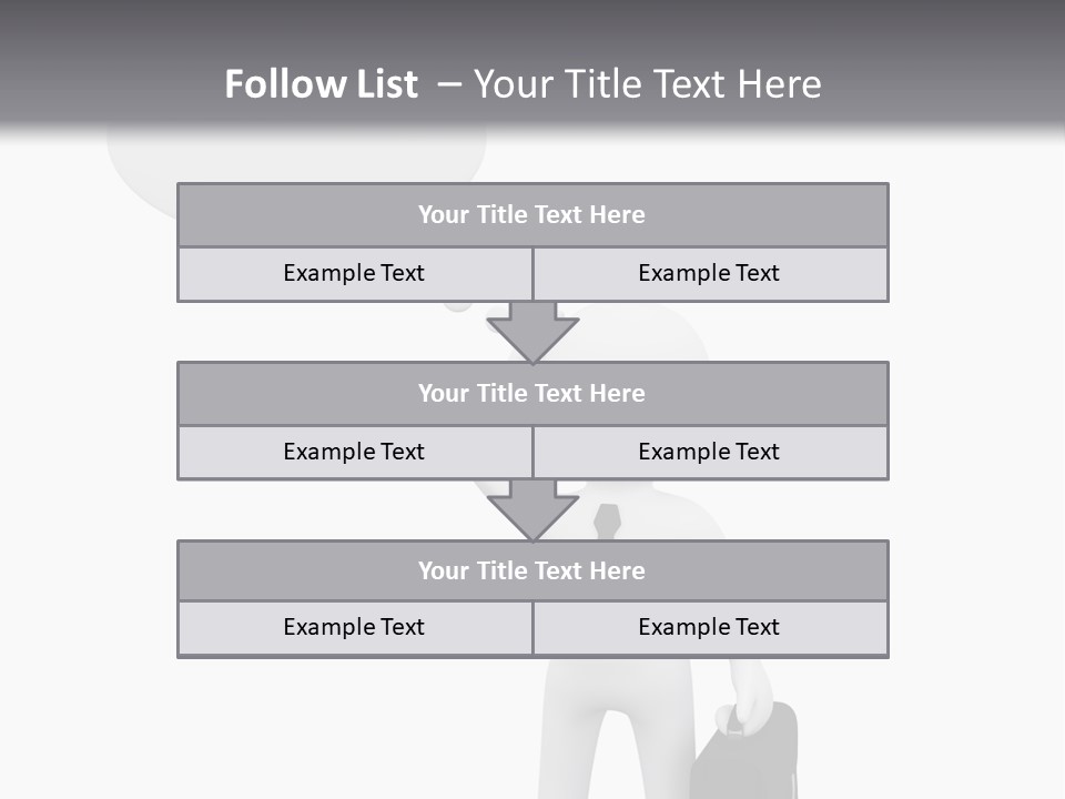 Chat Person Abstract PowerPoint Template