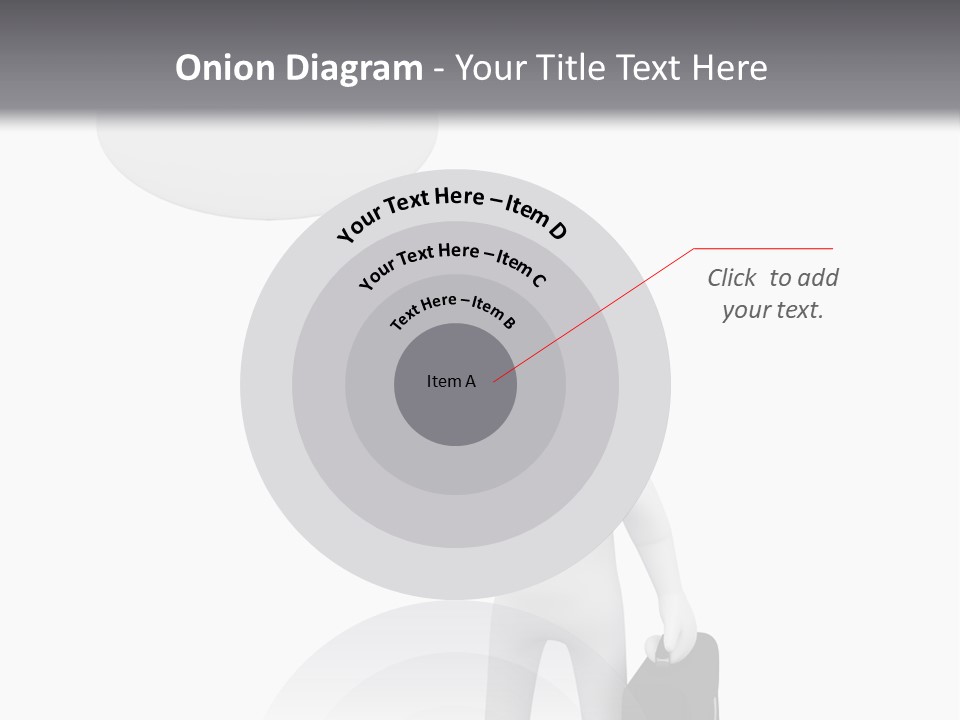 Chat Person Abstract PowerPoint Template