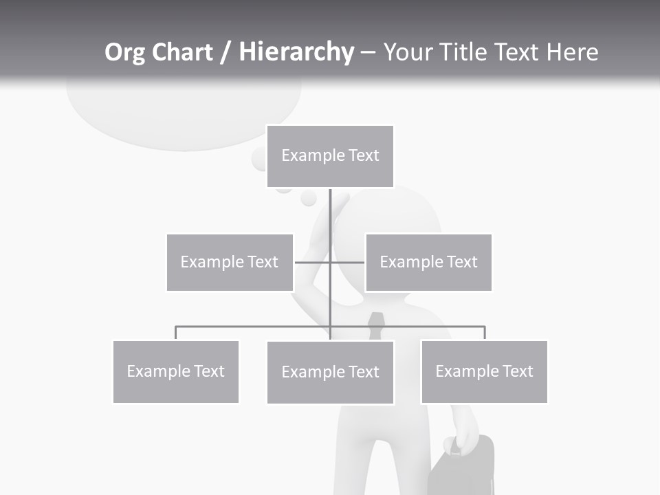 Chat Person Abstract PowerPoint Template