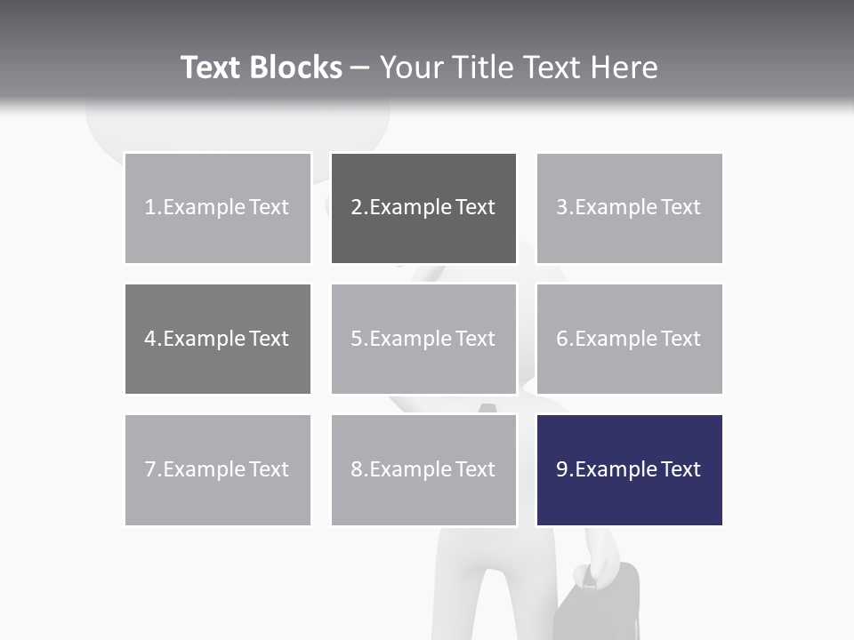Chat Person Abstract PowerPoint Template