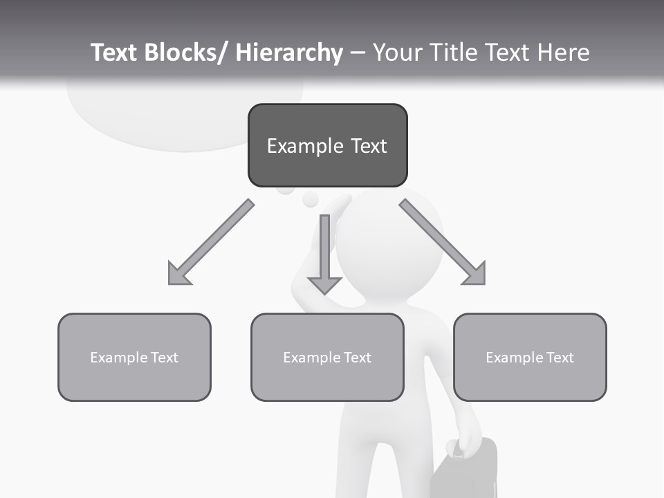 Chat Person Abstract PowerPoint Template