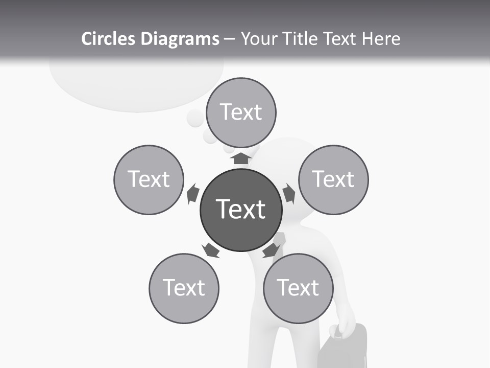 Chat Person Abstract PowerPoint Template