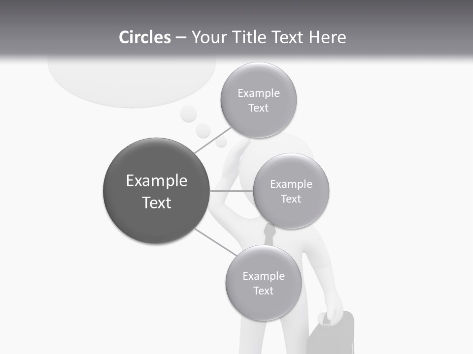 Chat Person Abstract PowerPoint Template