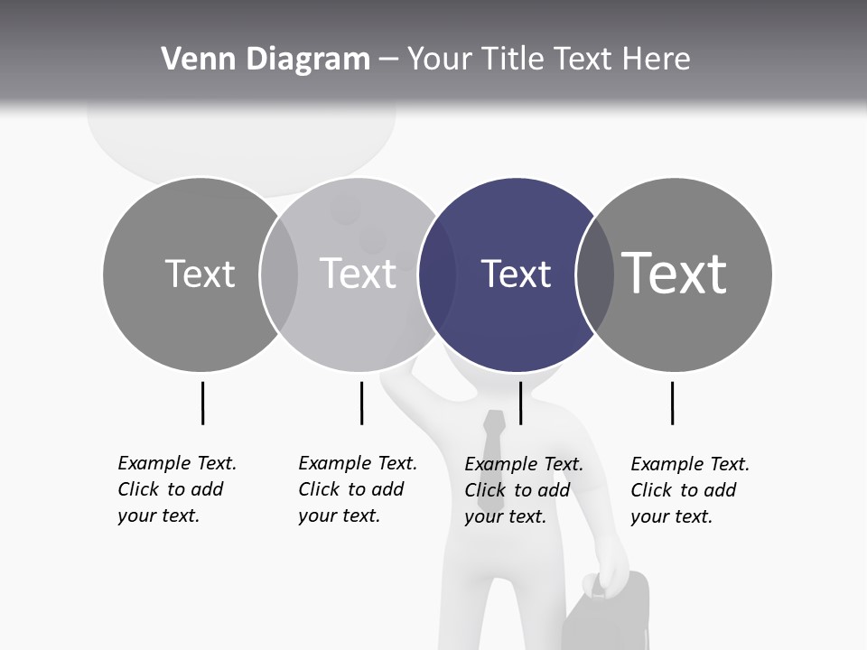 Chat Person Abstract PowerPoint Template