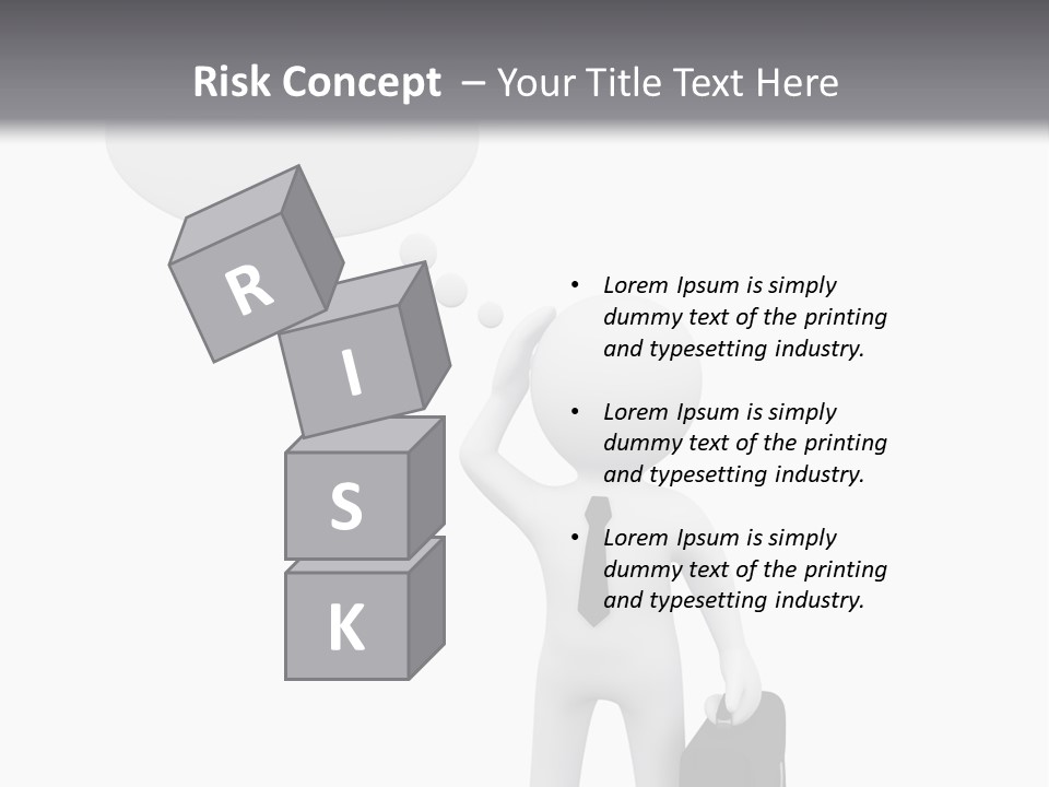 Chat Person Abstract PowerPoint Template