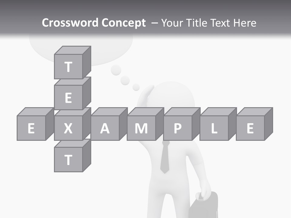 Chat Person Abstract PowerPoint Template