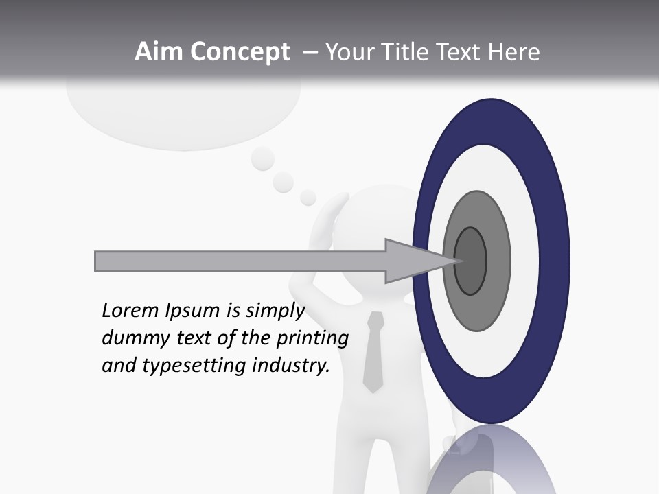 Chat Person Abstract PowerPoint Template