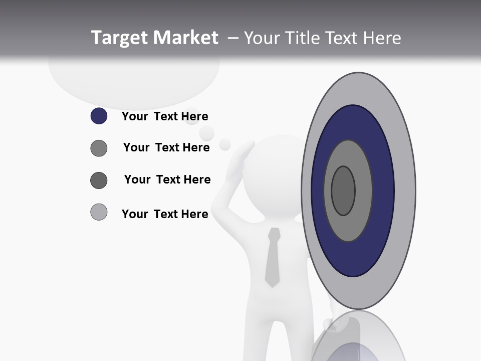 Chat Person Abstract PowerPoint Template