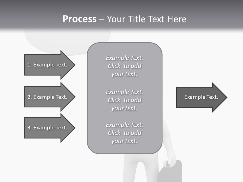 Chat Person Abstract PowerPoint Template
