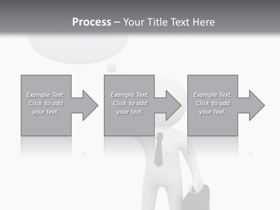 Chat Person Abstract PowerPoint Template