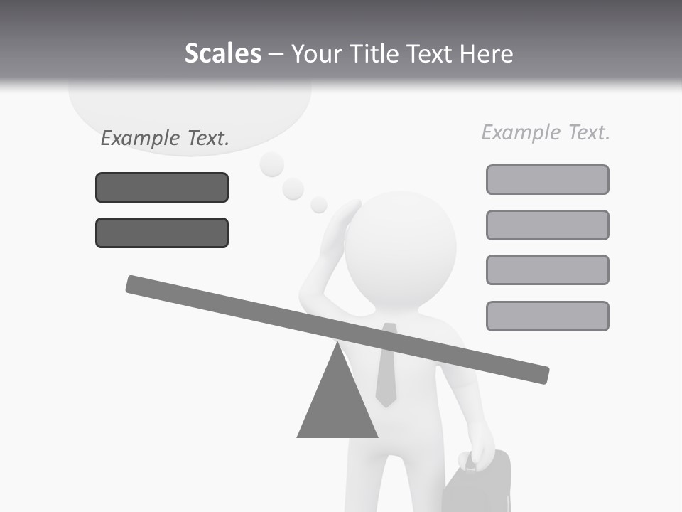 Chat Person Abstract PowerPoint Template