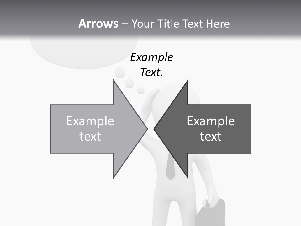 Chat Person Abstract PowerPoint Template