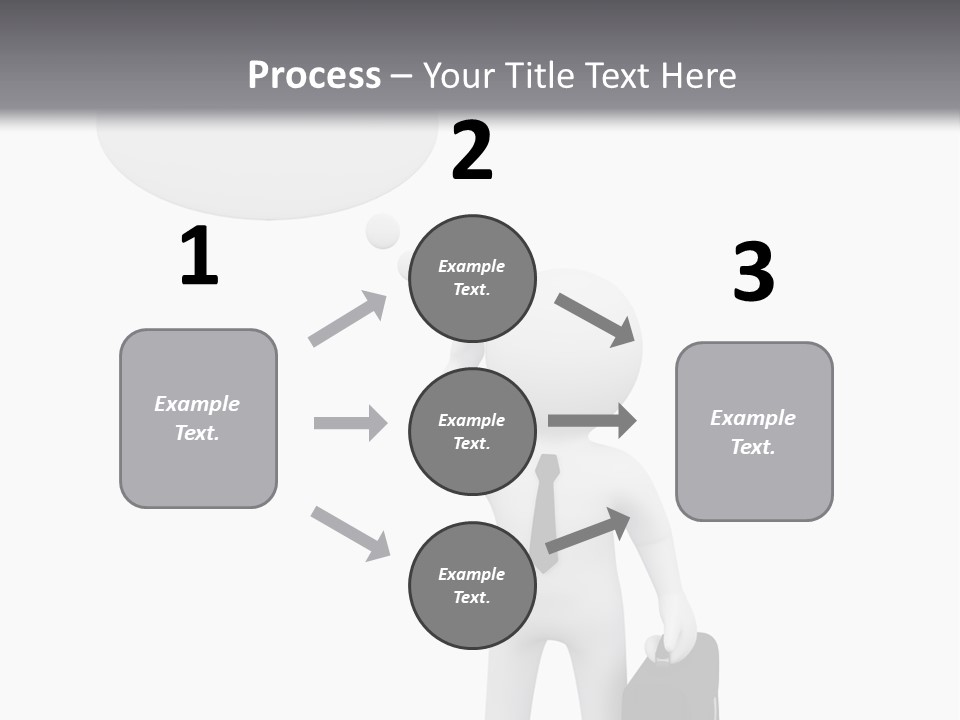 Chat Person Abstract PowerPoint Template