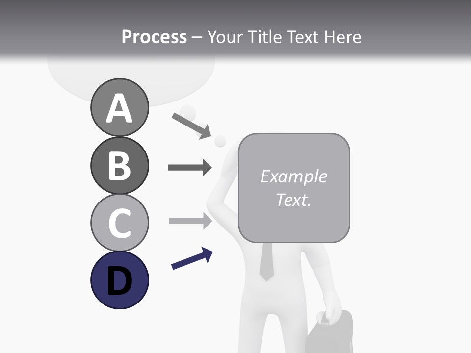 Chat Person Abstract PowerPoint Template