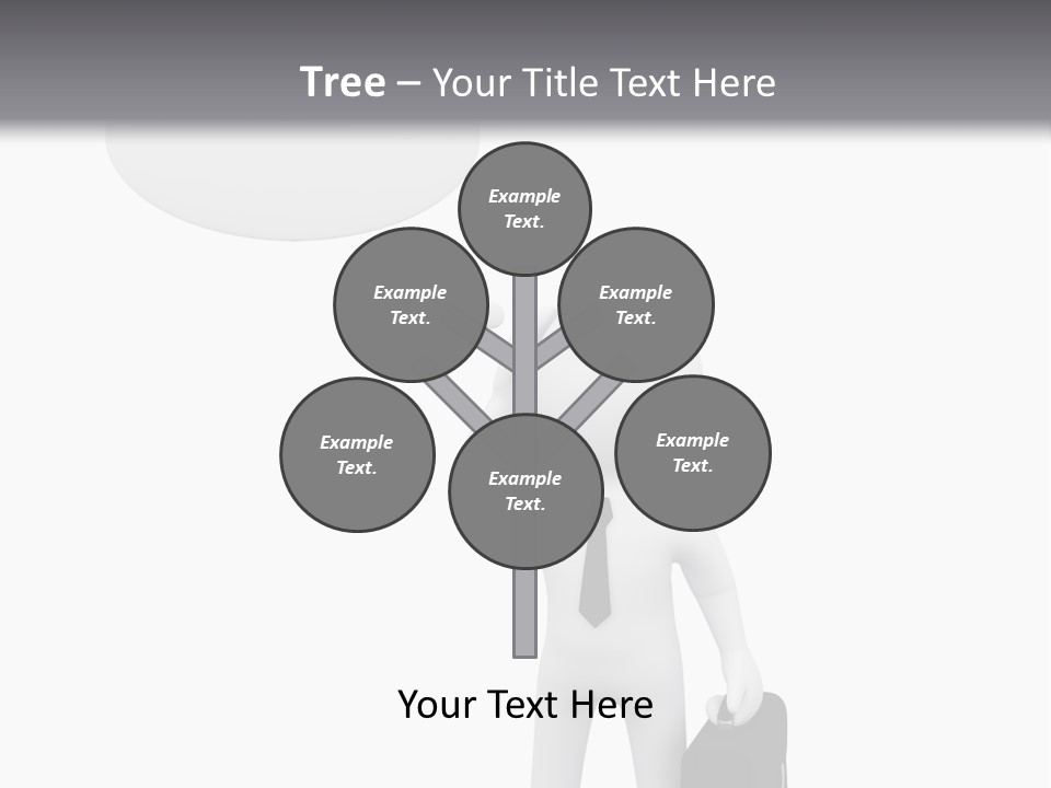 Chat Person Abstract PowerPoint Template