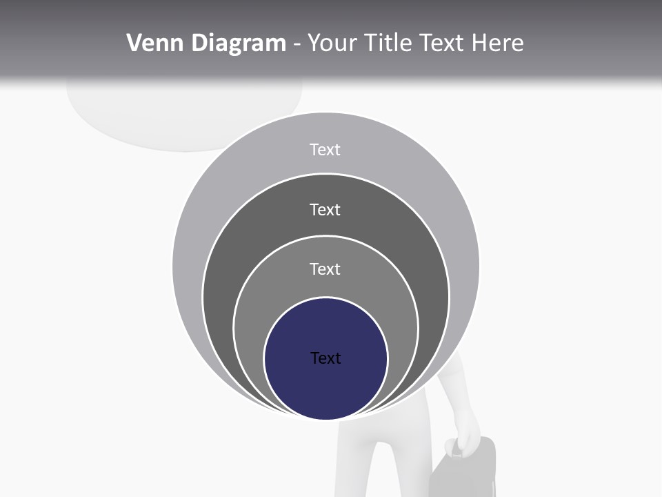 Chat Person Abstract PowerPoint Template