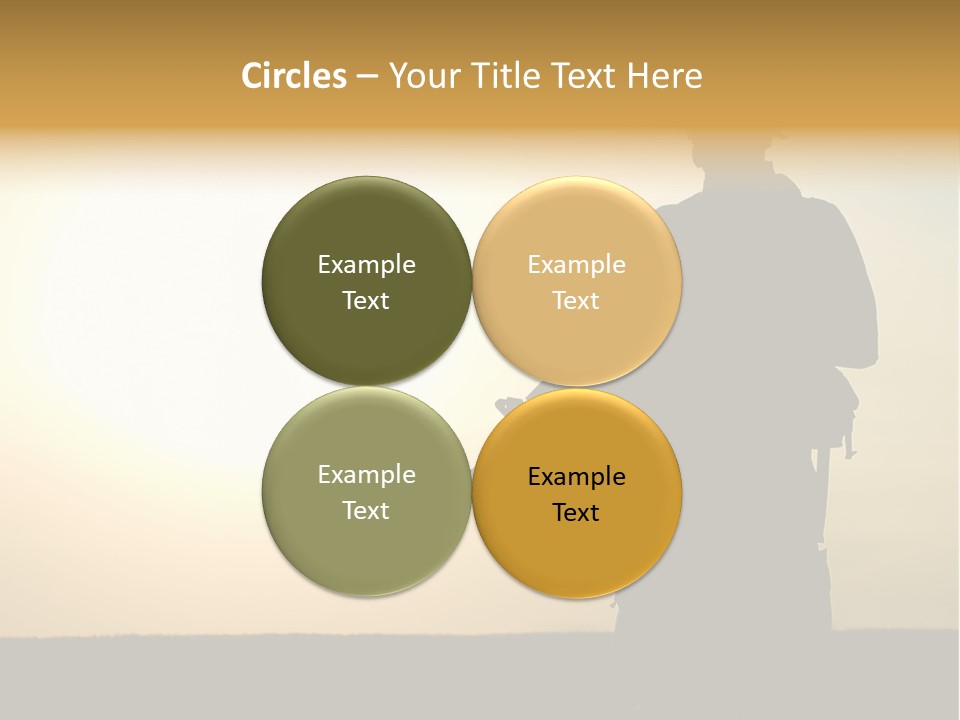 American Soldier Iraq Ranger PowerPoint Template