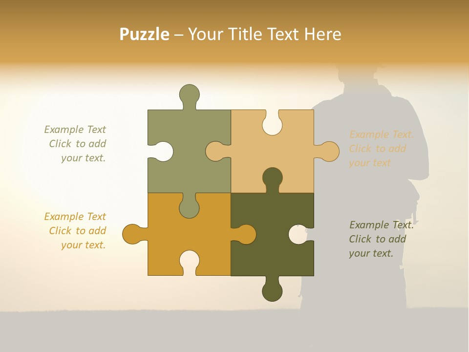 American Soldier Iraq Ranger PowerPoint Template