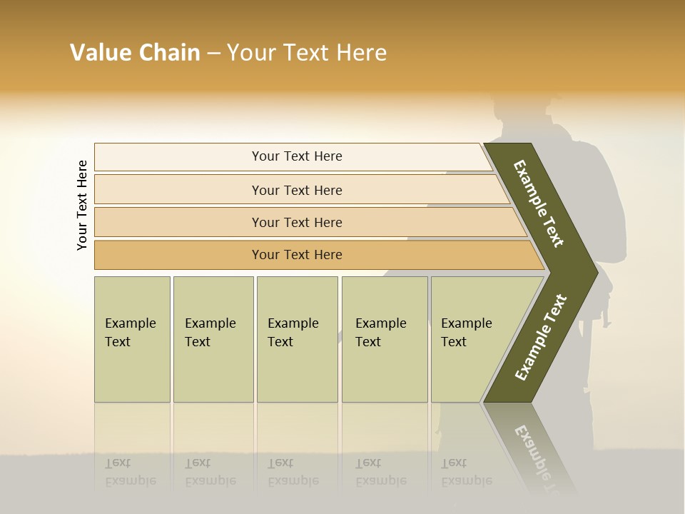 American Soldier Iraq Ranger PowerPoint Template