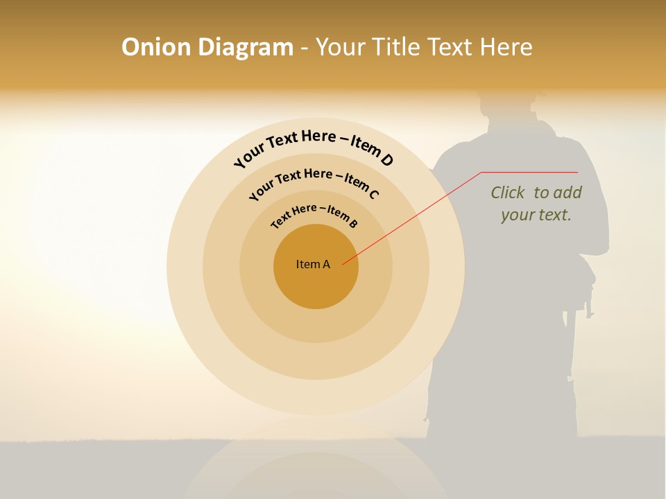 American Soldier Iraq Ranger PowerPoint Template