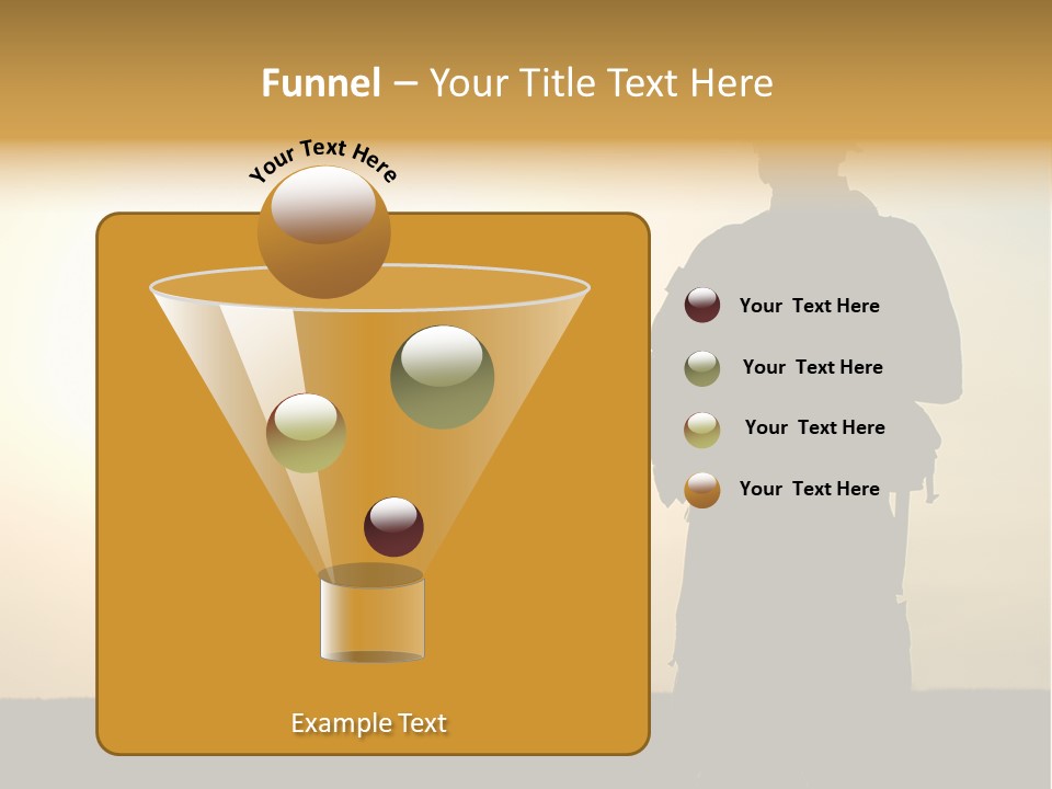 American Soldier Iraq Ranger PowerPoint Template