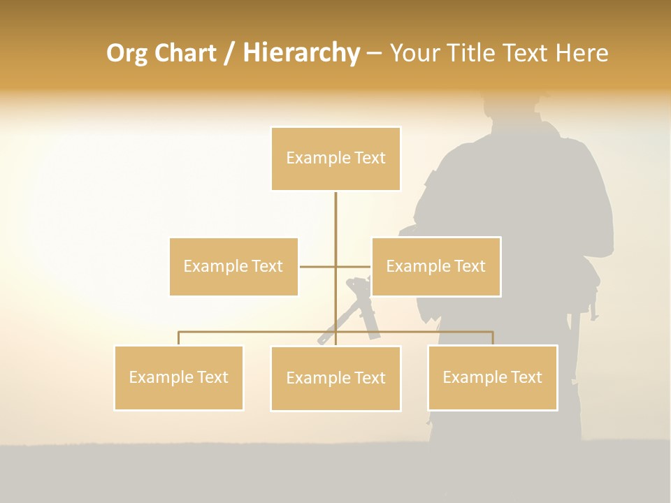 American Soldier Iraq Ranger PowerPoint Template