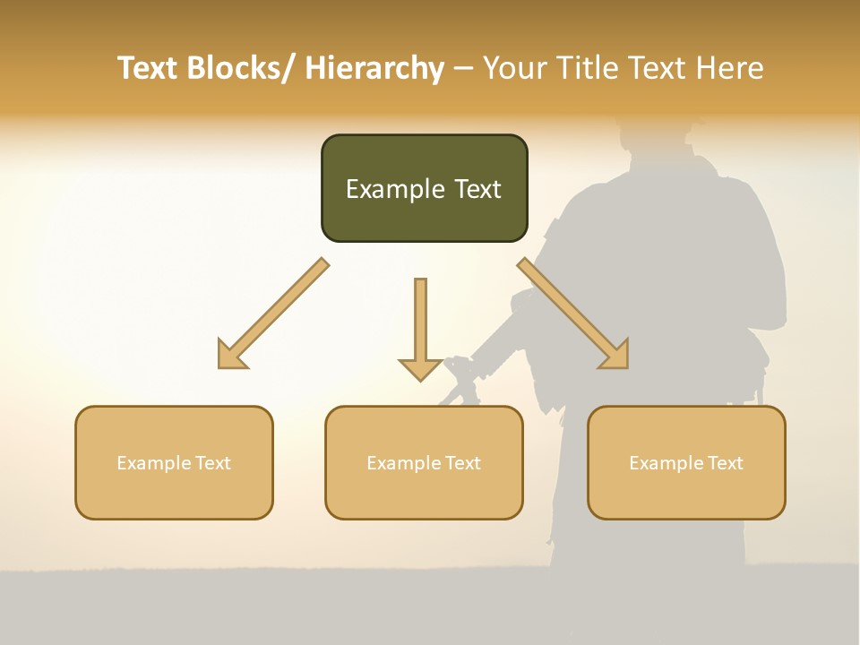 American Soldier Iraq Ranger PowerPoint Template