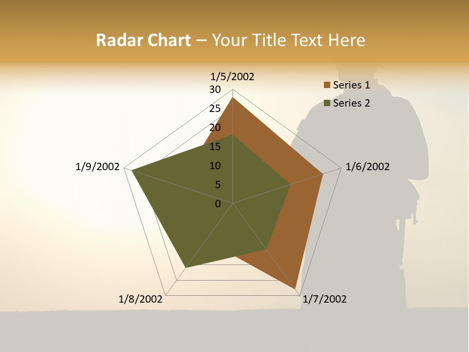 American Soldier Iraq Ranger PowerPoint Template