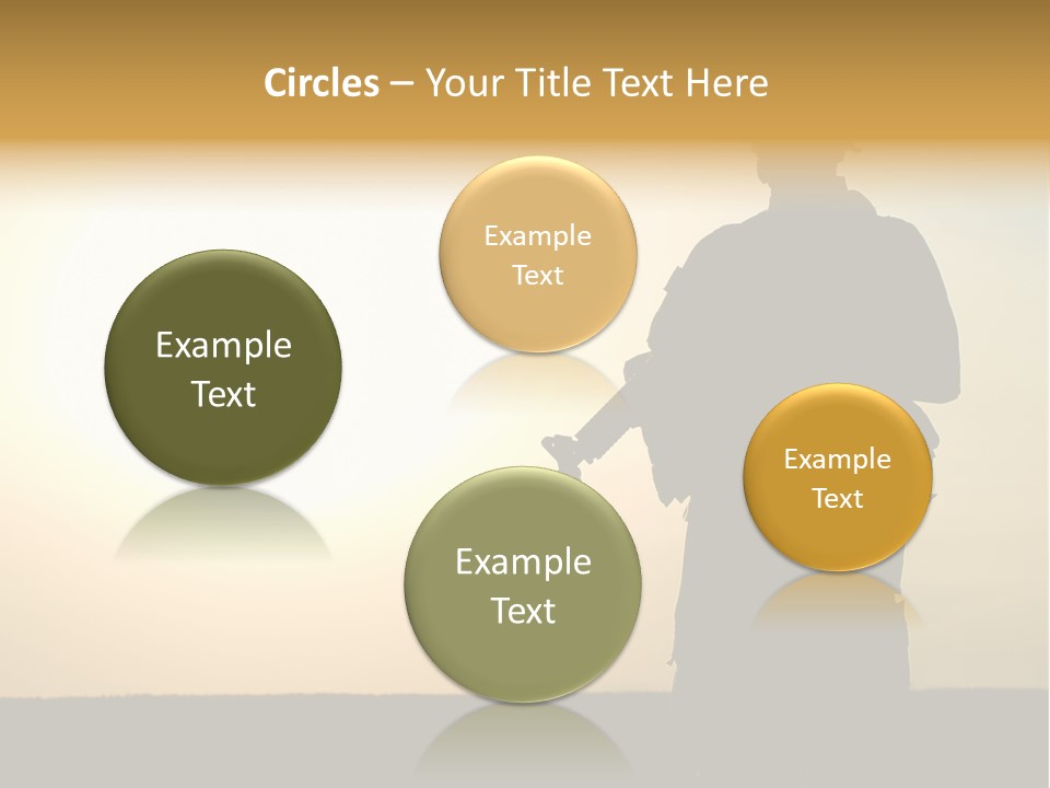 American Soldier Iraq Ranger PowerPoint Template