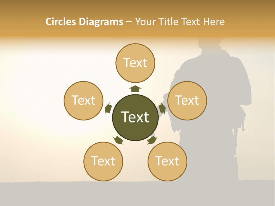 American Soldier Iraq Ranger PowerPoint Template