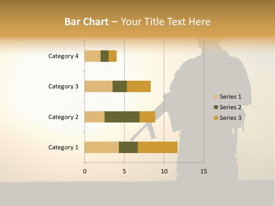 American Soldier Iraq Ranger PowerPoint Template