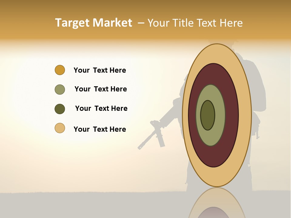 American Soldier Iraq Ranger PowerPoint Template
