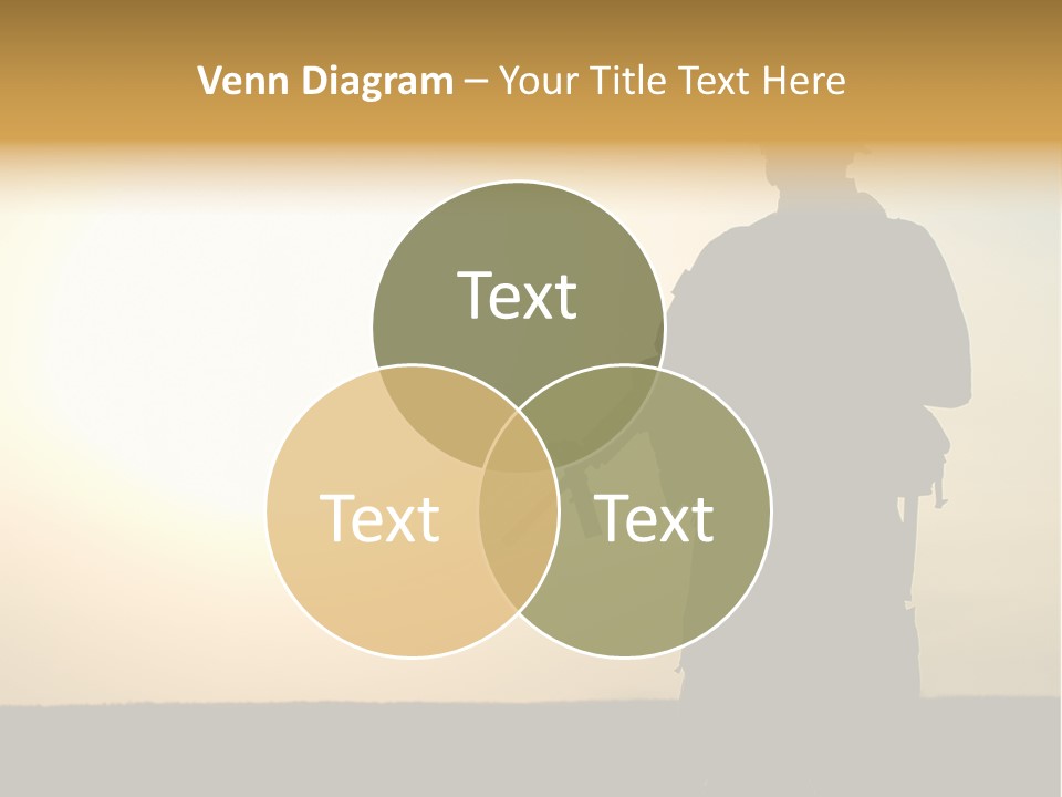 American Soldier Iraq Ranger PowerPoint Template