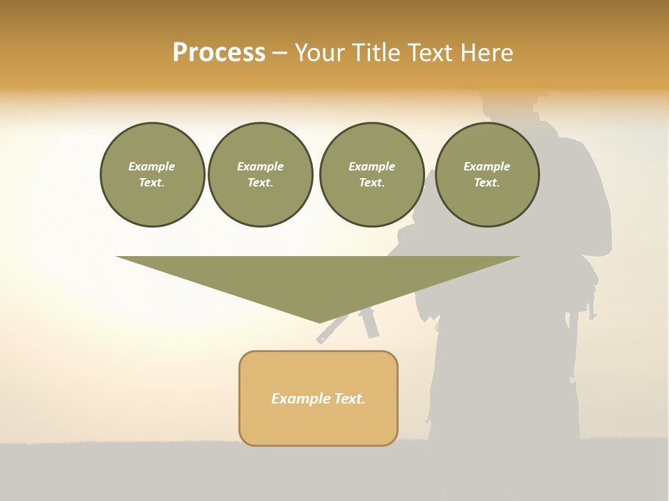 American Soldier Iraq Ranger PowerPoint Template