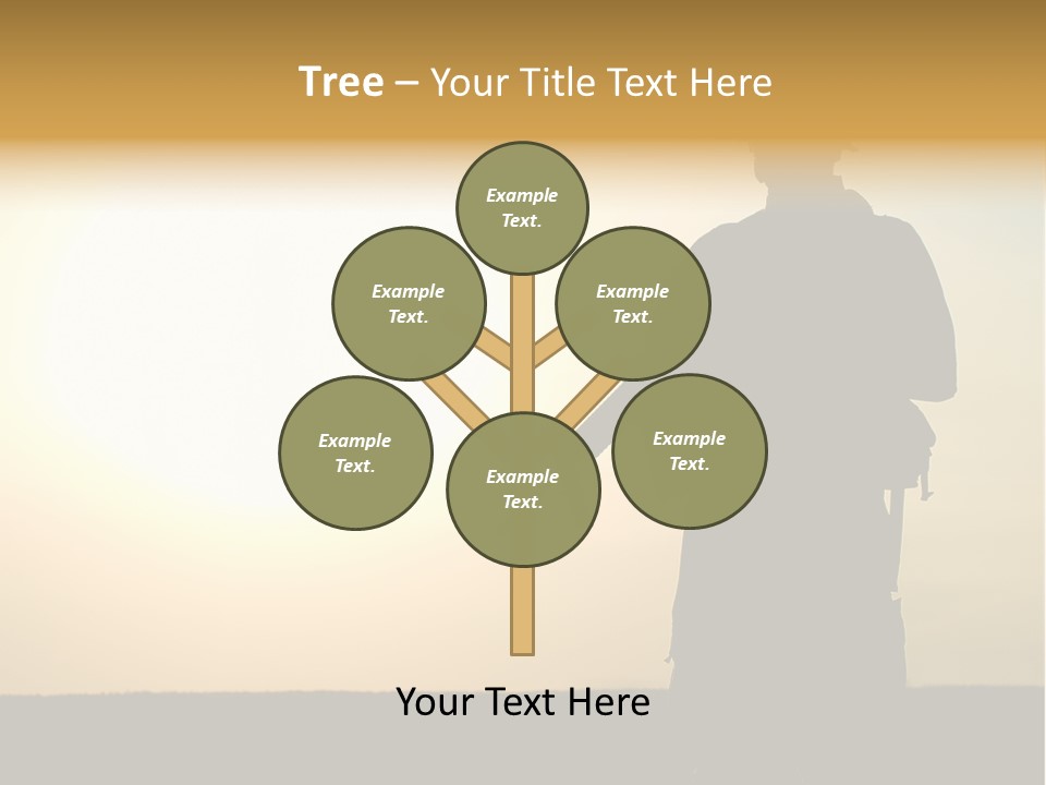 American Soldier Iraq Ranger PowerPoint Template