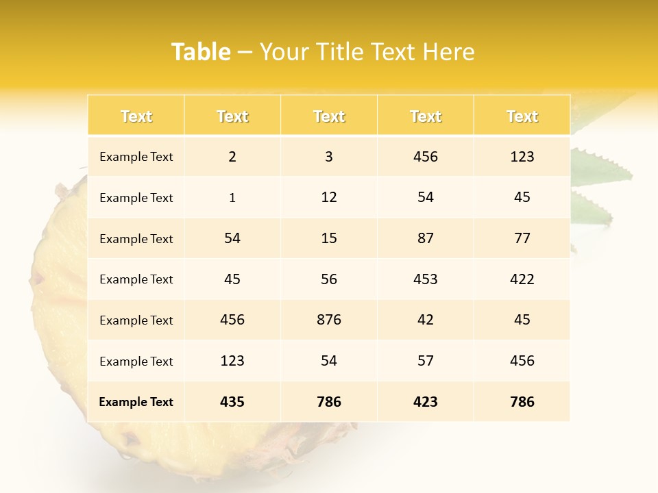 Tasty Full Green PowerPoint Template