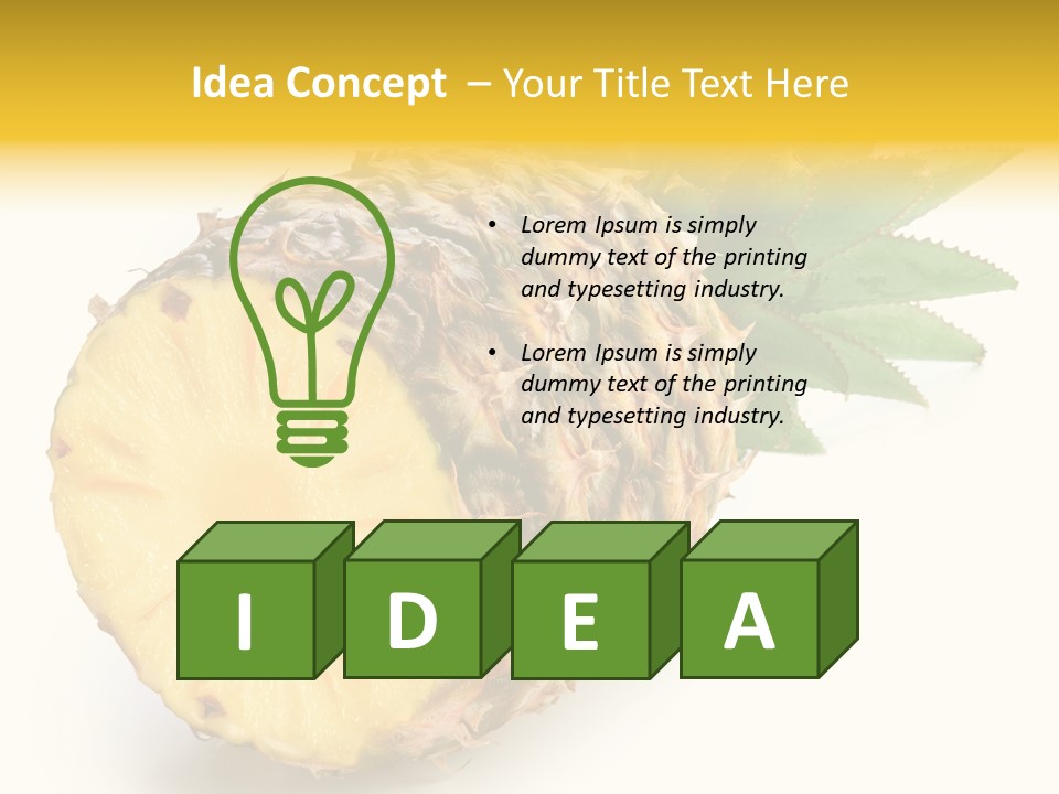 Tasty Full Green PowerPoint Template