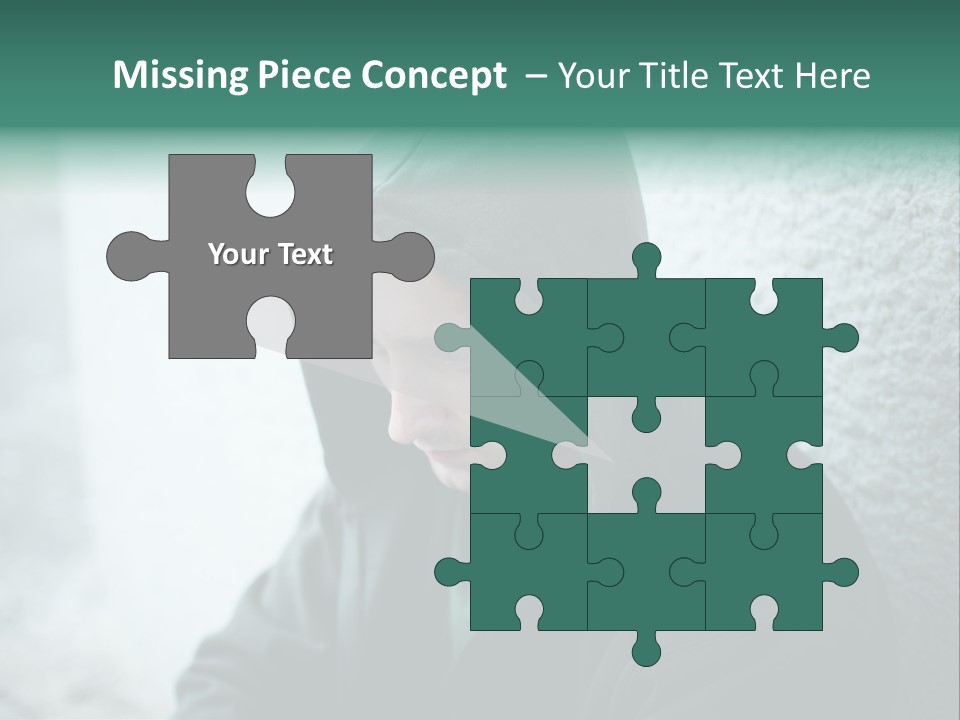 Unemployment Dirty Street PowerPoint Template