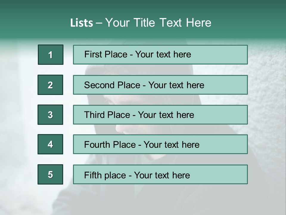 Unemployment Dirty Street PowerPoint Template