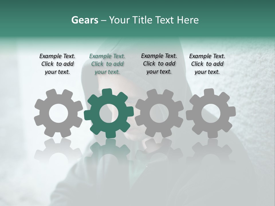 Unemployment Dirty Street PowerPoint Template